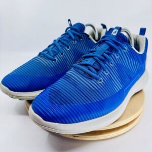 FootJoy FJ Flex XP Golf Shoes Mens 9 Blue Spikeless Waterproof 56252
